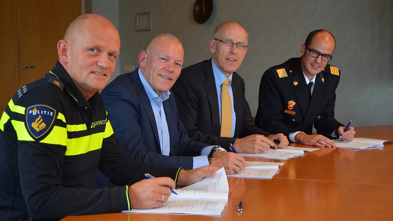 Ondertekening keurmerk 'Veilig Ondernemen' voor parkmanagement Breekland