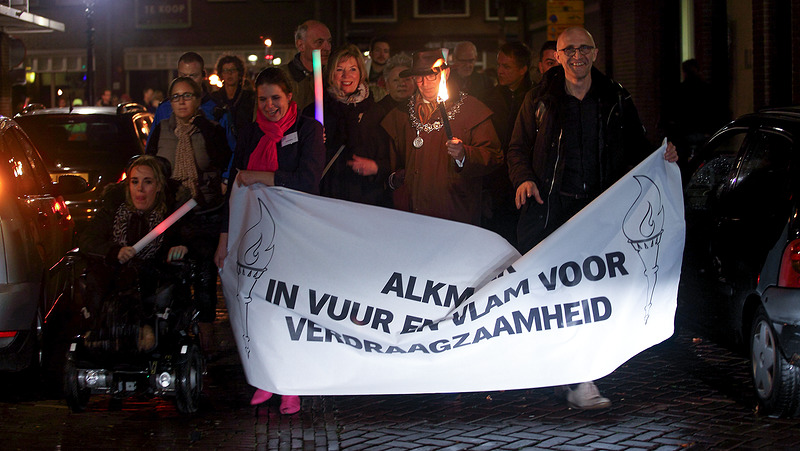 Alkmaar in vuur en vlam voor verdraagzaamheid