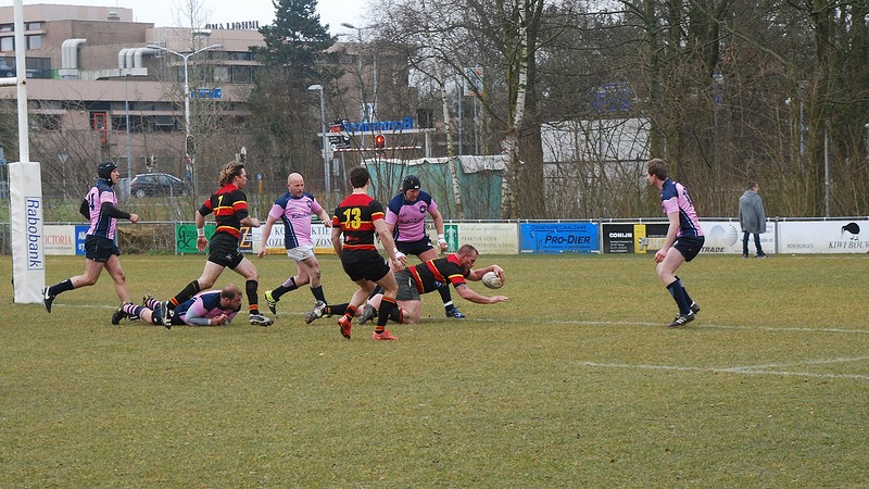 Alkmaarse Rugby Club overtuigend langs de Pink Panthers