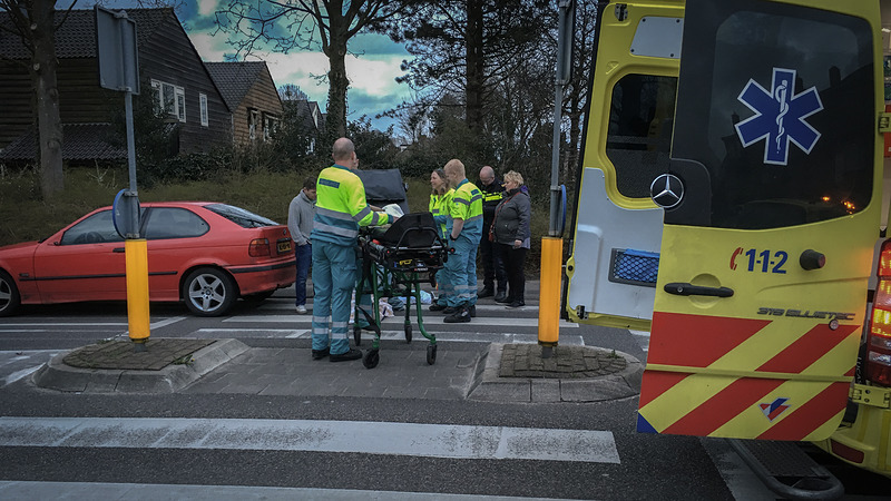 Aanrijding op zebrapad in Sint Pancras