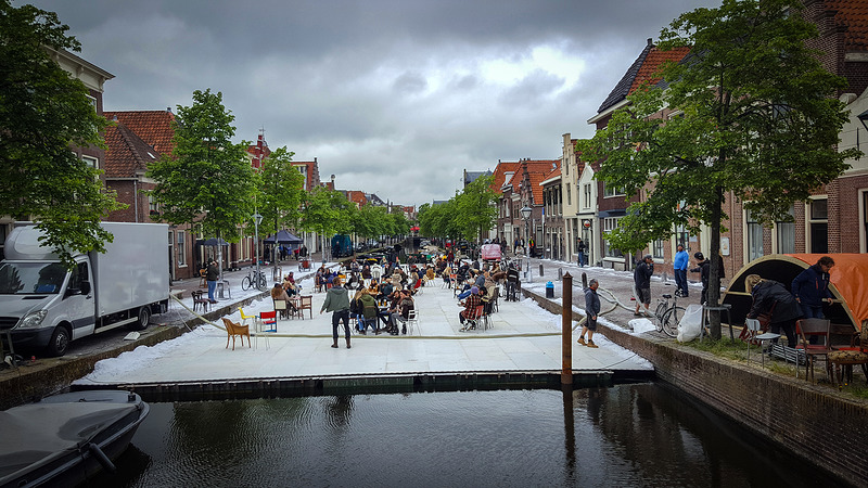 Alkmaarse Verdronkenoord decor nieuwe Amstel commercial