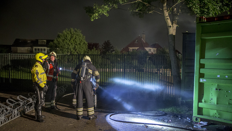 Brandstichting bij speeltuinvereniging OKB: oud papier in lichterlaaie