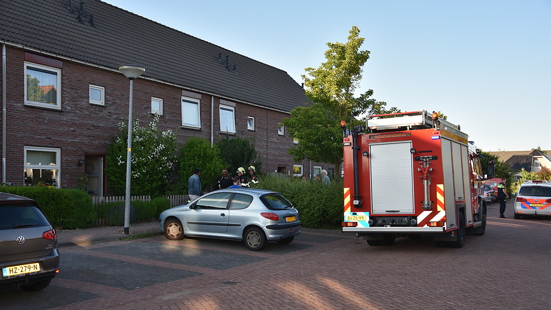 Brandweer bedwingt vlam in de pan op Bruggesloot