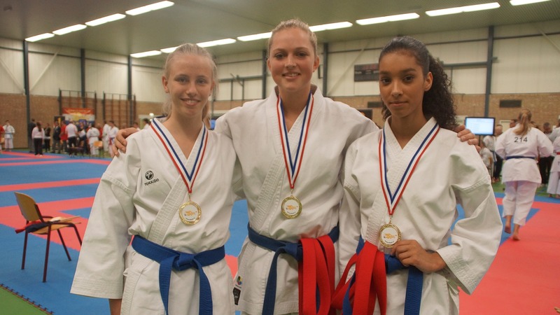 Goud voor karateka’s van Funakoshi