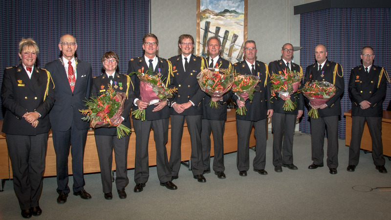 Onderscheidingen tijdens jaarvergadering Langedijker brandweer