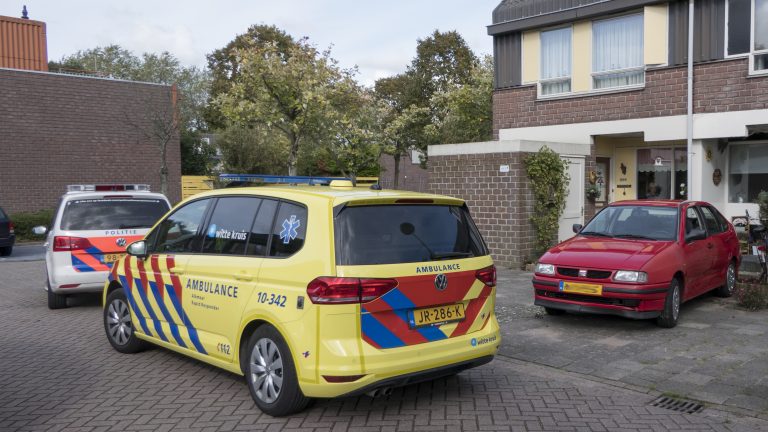 Automobiliste rijdt bijna huis binnen