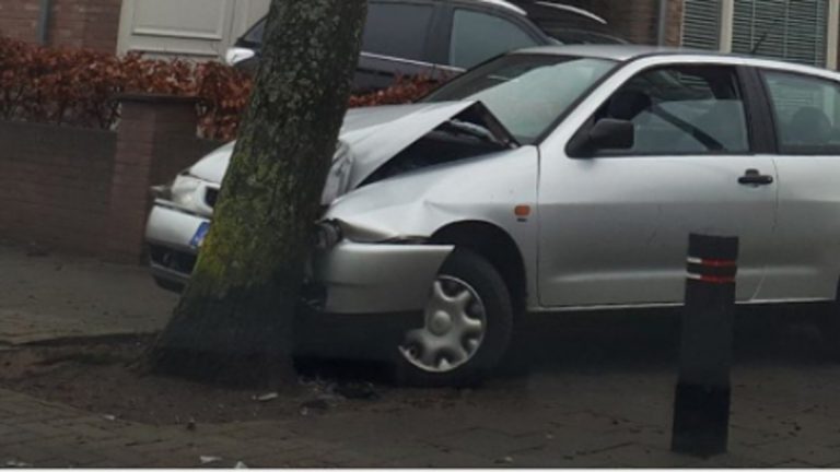 Man ramt boom tijdens politieachtervolging in Alkmaar