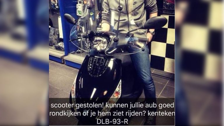 Getuigen gezocht van scooterdiefstal bij Winkelcentrum Broekerveiling