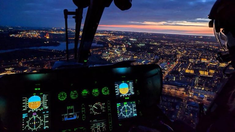 Politieheli assisteert na inbraak Amelandstraat in Alkmaar