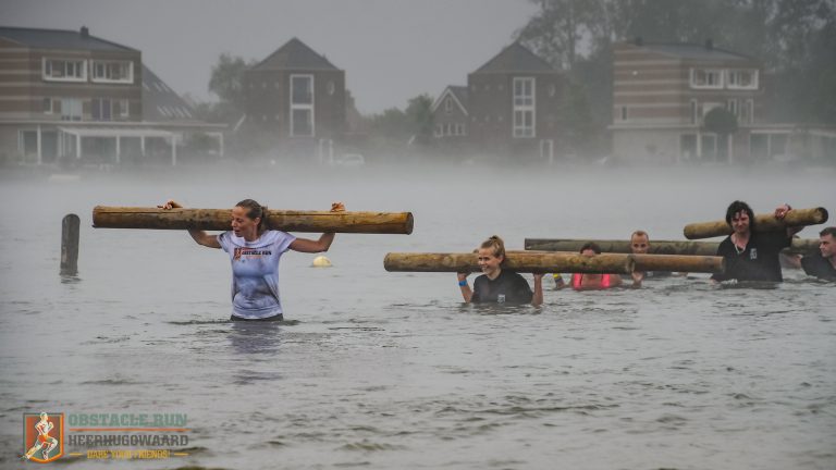 Rennen en ploeteren tijdens Obstacle Run Heerhugowaard