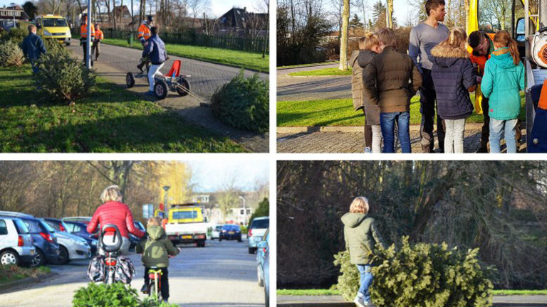 Kerstbomeninzamelactie van gemeente Langedijk succesvol