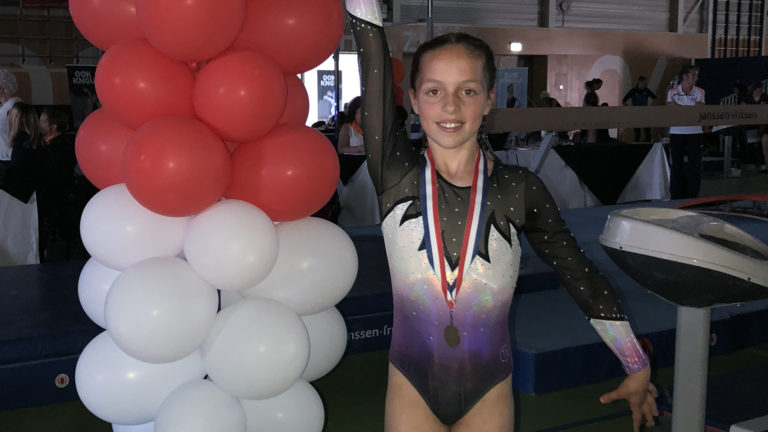 Marlau Klaver wint brons op NK Turnen 