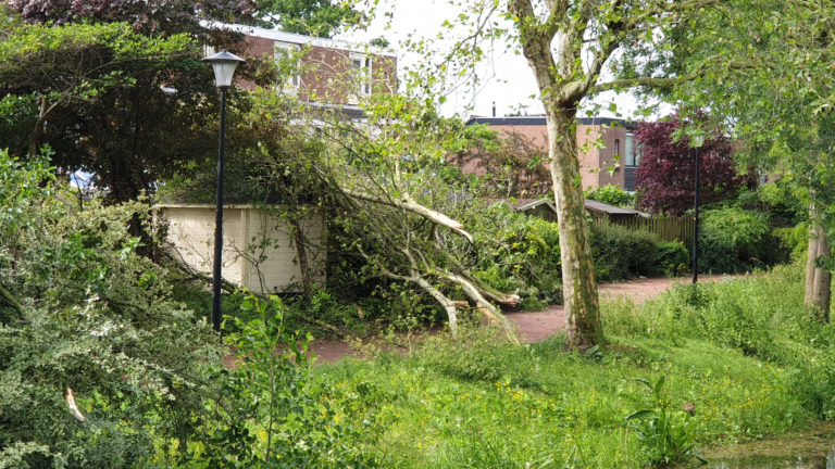 Heerhugowaard hard geraakt door noodweer