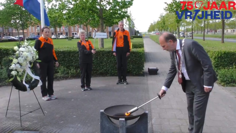 Bevrijdingsvuur Heerhugowaard in sobere vorm: “Vrijheid maken we écht samen”