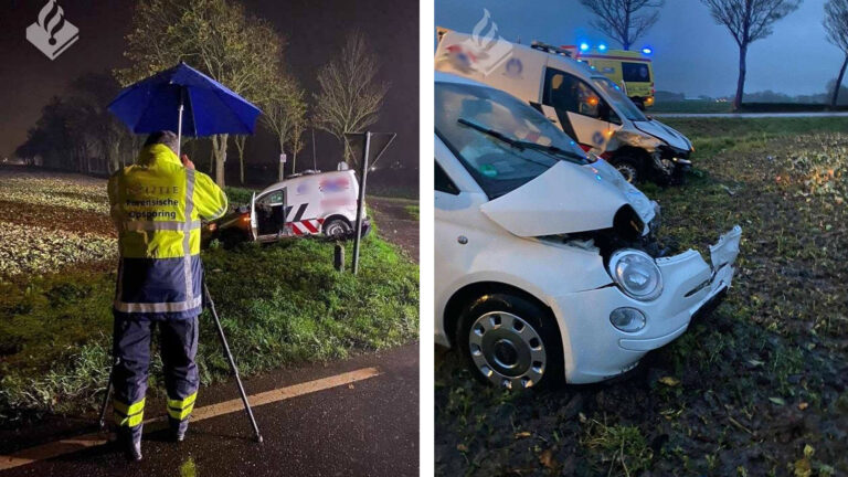 Twee gewonden bij harde aanrijding op kruising Diepsgatweg – Speketersweg