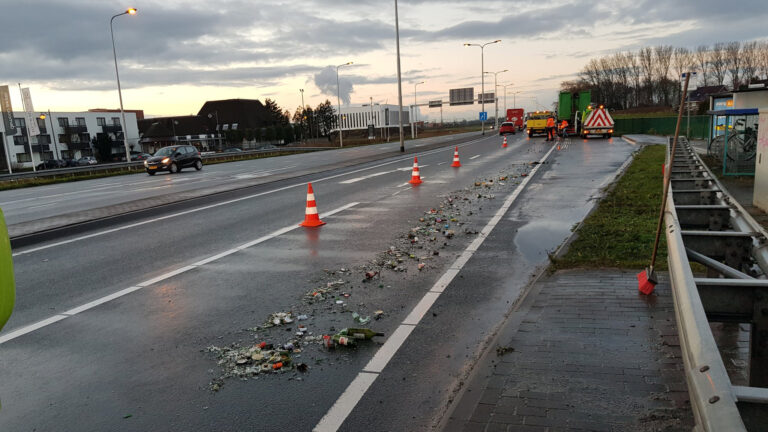 “Laatste scherven van het jaar” op N242 in Heerhugowaard