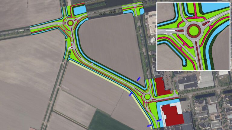 Fietsersbond: plan voor rotonde Nauertogt – De Punt is fietsonvriendelijk