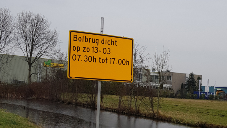 Spoorbrug Alkmaar Noord-Heerhugowaard zondag gesloten, ook voor fietsers en wandelaars
