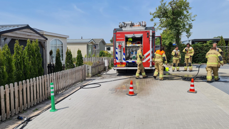 Brand op vakantiepark Oudkarspel meteen geblust door snel ingrijpen oud-agent