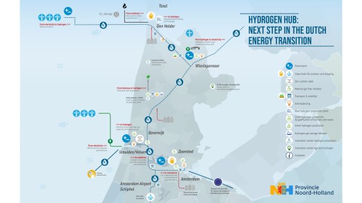 Provincie krijgt Europese ‘Hydrogen Valley’ status, mede dankzij InVesta Alkmaar / H2HUB