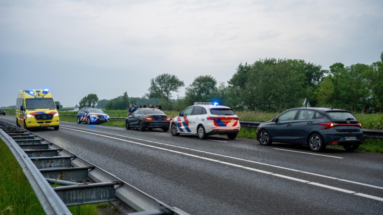 Eénzijdig ongeval op N9 bij Schoorldam: wel schade, geen gewonden