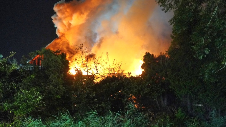 Grote brand in woning Oudkarspel