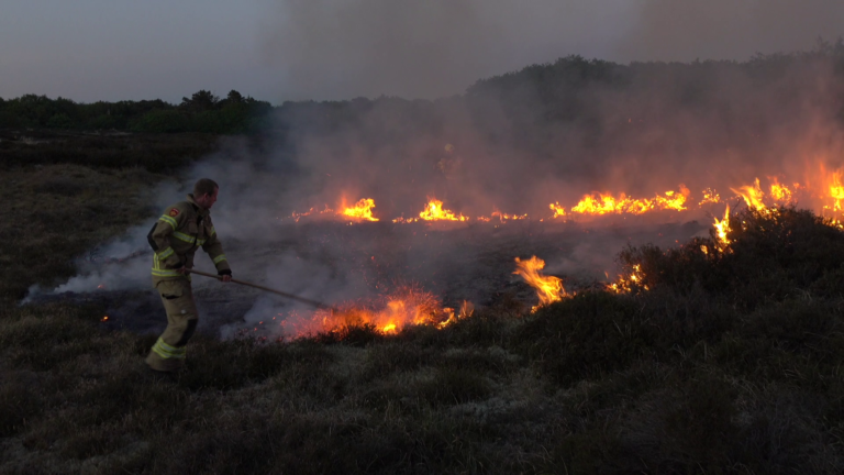 Verhoogd risico op natuurbranden in Noord-Holland Noord