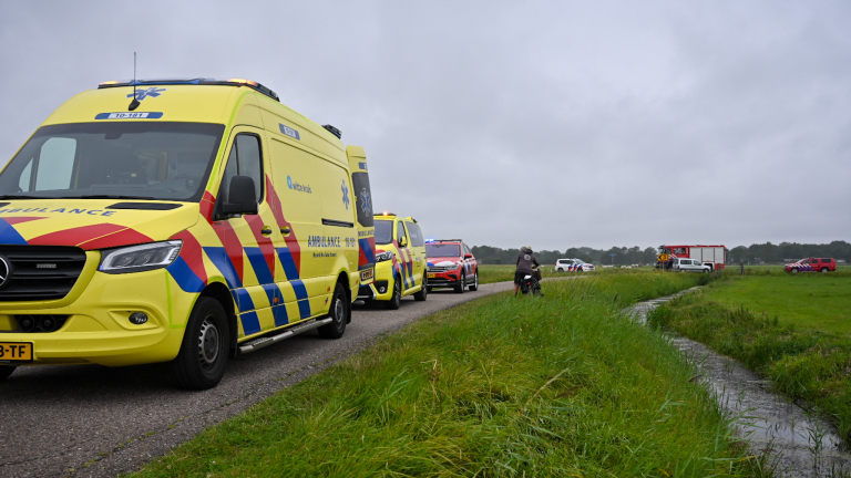 Man verdronken in sloot langs de Schapenlaan in Bergen