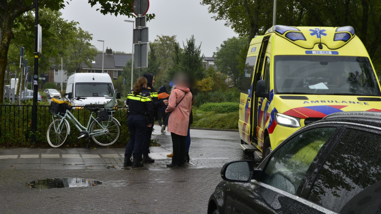 Fietsster aangereden op Laan van Troyes in Alkmaar