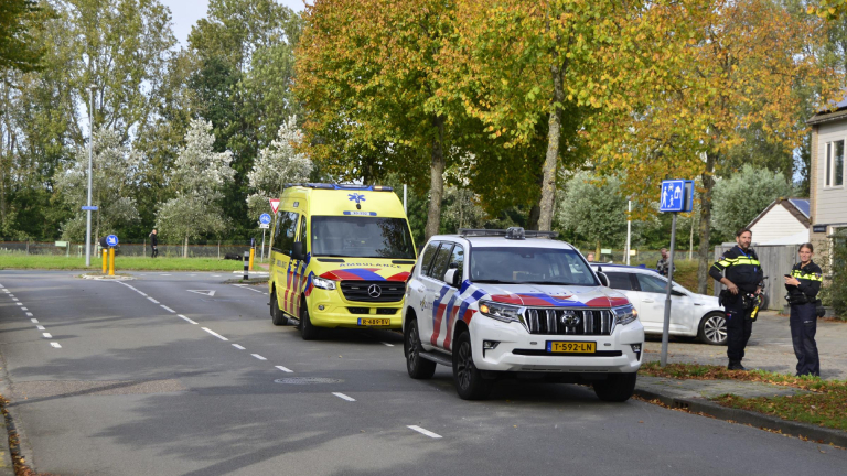 Motorrijder komt ten val op Laan van Brussel in Alkmaar