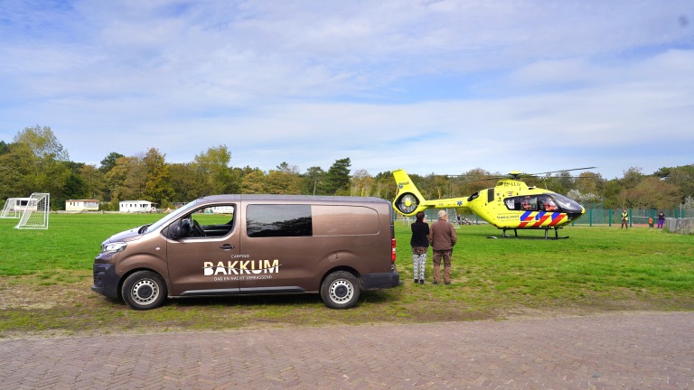 Ongeval op camping Bakkum: kind met spoed naar ziekenhuis