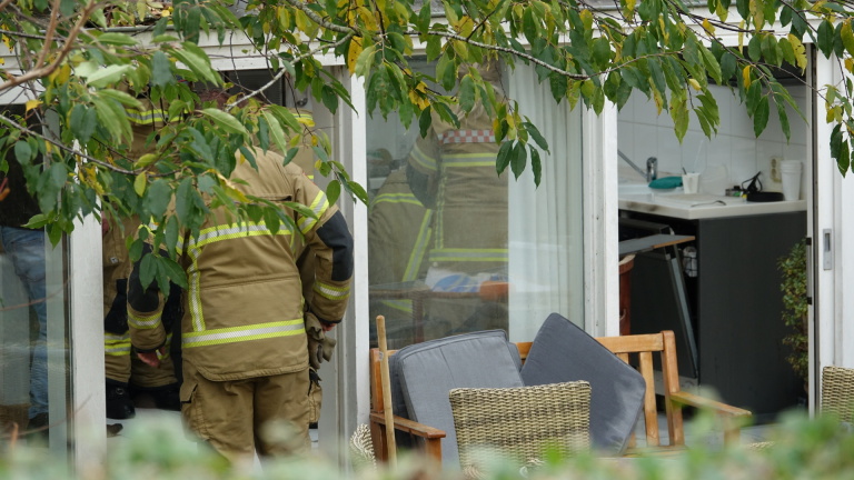 Kleine brand in huis in Grootschermer