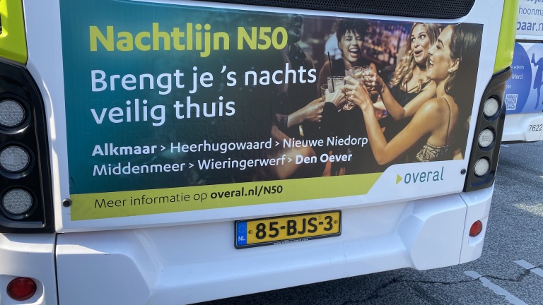 Flinke toename passagiers op nieuwe nachtbus naar Den Oever: “Hoopvolle cijfers”