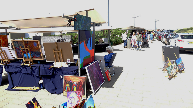 Eerste van drie kunstmarkten in Bergen aan Zee 🗓