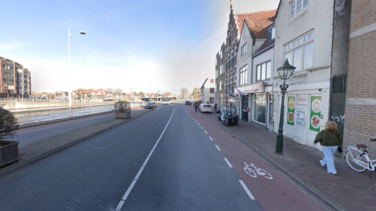 Kanaalkade op de schop: fietsers straks veilig achter parkeerplekken langs