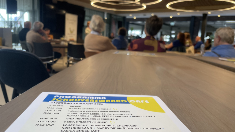 Schrijvenswaard deelt passie voor schrijven: “Het is eigenlijk een soort vriendengroep”