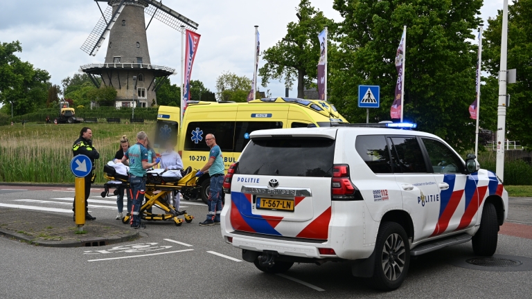 85-jarige fietsster gewond na botsing met bakfiets bij Molen van Piet