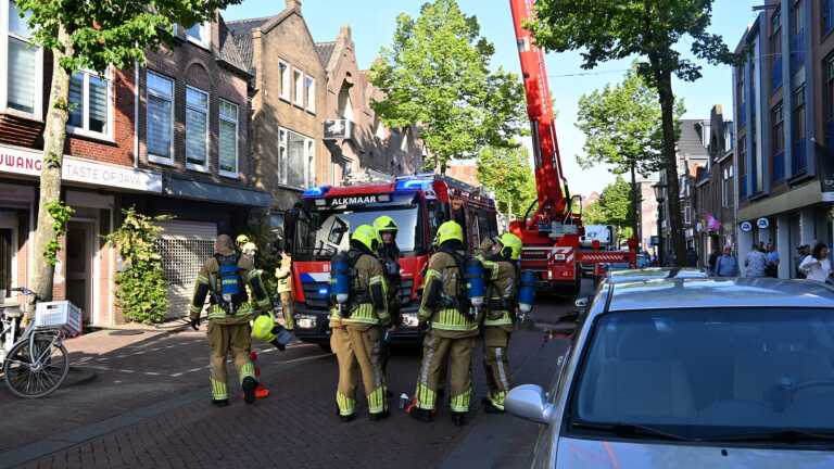 Brand in Javaanse toko aan de Laat in Alkmaar snel onder controle