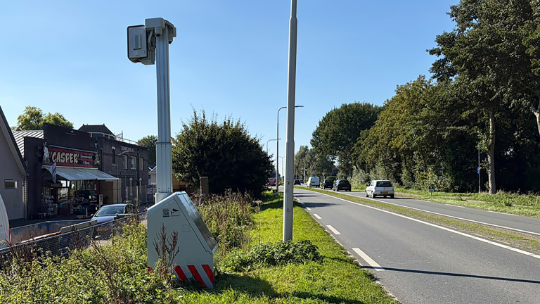 Flexflitser op Provincialeweg N504 in Noord-Scharwoude