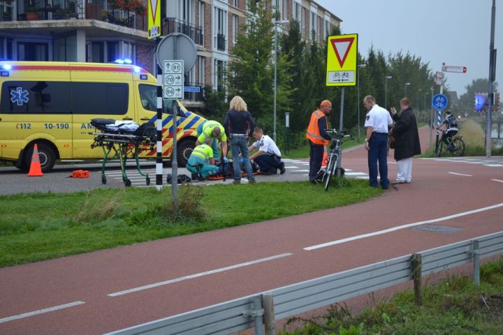 Fietser geschept op de Doofpot in Langedijk (FOTO's)