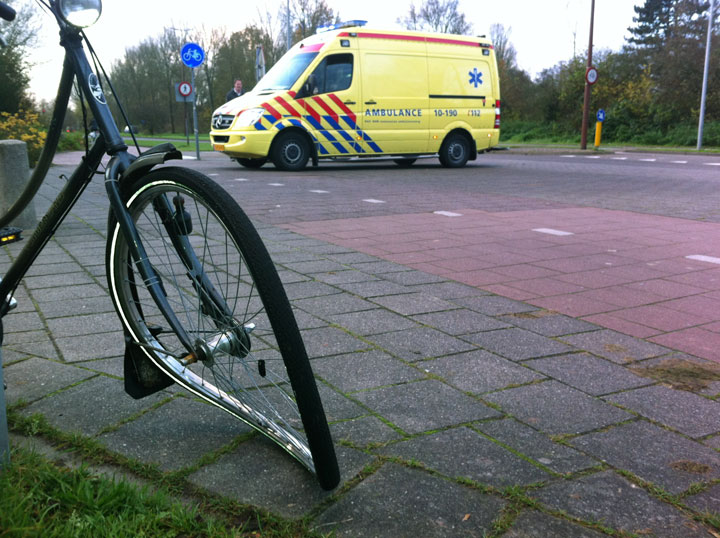 Ongeval Laan van Straatsburg, foto DNP.NU