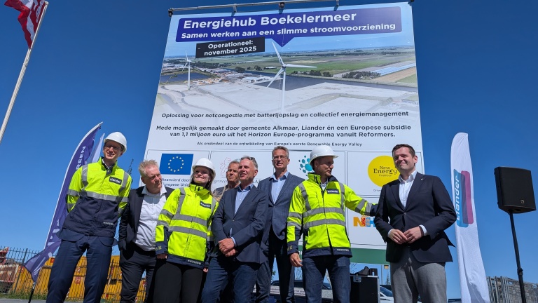 Energiehub Boekelermeer krijgt vorm: “Dit soort hubs worden in de toekomst noodzaak”