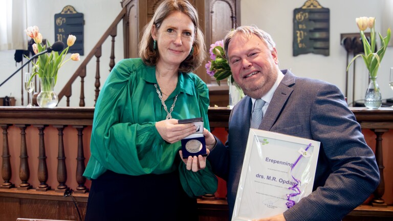 Erepenning Heiloo voor ‘betrokken bestuurder’ Rob Opdam