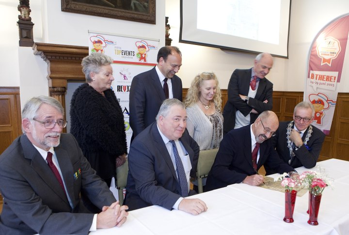 Feestelijke ondertekening ‘Host City Agreement’ ICG 2015 (FOTO)