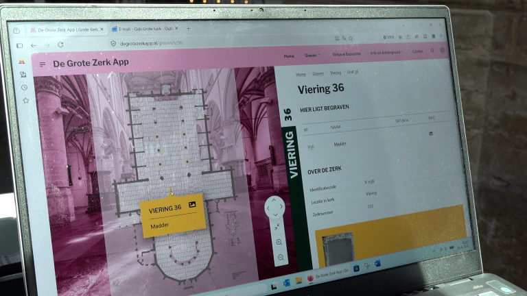 “Veel bezoekers vragen zich af of hier familie begraven is”: Grote Kerk heeft nu Grote Zerk App